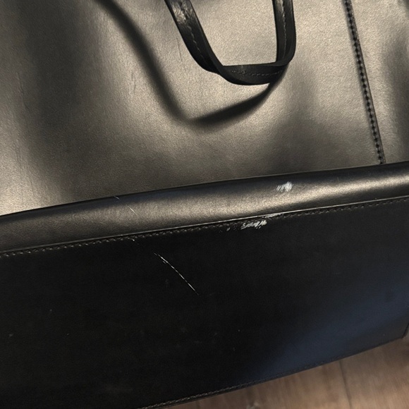 Kate Spade Elegant Black Leather Tote - Picture 7 of 8